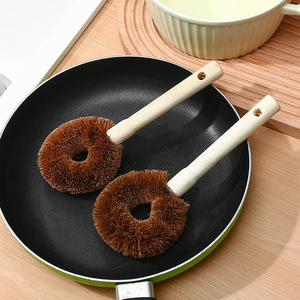 Cepillo para ollas, práctico utensilio para lavar ollas, para limpieza de cocina en el hogar, descontaminación, antiadherente, con mango largo - Product Image 4