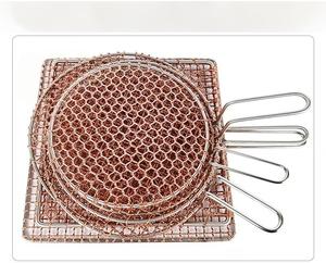 Rejilla Redonda de Acero Inoxidable para Asar, para Barbacoa al Aire Libre y Camping, Resistente al Calor, Accesorio para Barbacoa - Product Image 4