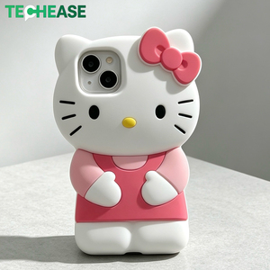 <span class=keywords><strong>Cover</strong></span> in Silicone <span class=keywords><strong>Hello</strong></span> <span class=keywords><strong>Kitty</strong></span> Cartone Animato Ragazza Carina per iPhone 17 Air, Custodia Morbida Antiurto Impermeabile per Cellulare, Accessorio Telefono, Ingrosso - Product Image 5
