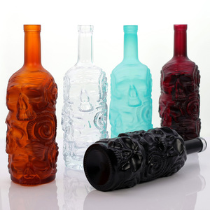 Botellas <span class=keywords><strong>de</strong></span> Vidrio Personalizadas <span class=keywords><strong>de</strong></span> 500ml <span class=keywords><strong>y</strong></span> 750ml con Pulverizador, Diferentes Colores para <span class=keywords><strong>Licor</strong></span>, Vino, Whisky, Vodka, Brandy, Tequila, Botellas Vacías <span class=keywords><strong>de</strong></span> Vidrio Flint - Product Image 2