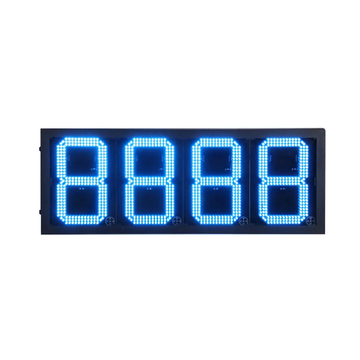 LED-Benzinwand RF-Fernbedienung 12 Zoll 8888 Digital Outdoor blauer Gas-Bildschirm Preis