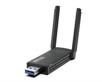 Custom pabrik Driver 1800Mbps USB 3.0 Wifi 6 USB Dongle adaptor nirkabel kartu jaringan