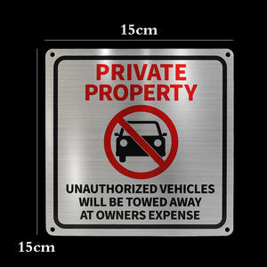 Custom Metal Safety Rust-free <strong>Sign</strong> Content <strong>Warning</strong> <strong>Sign</strong> Aluminum Composite Panel <strong>Warning</strong> Danger Emergency Monitoring Exit <strong>Sign</strong> - Product Image 2