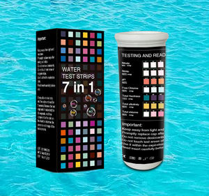 Tiras Reactivas para Piscinas 4/7 en 1, Fáciles y Precisas, para Cloro Libre, Nitrato, Dureza, Nitrito y pH - Product Image 5