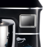 Batidora Eléctrica de Pedestal RAF Mid-year, Nueva, de Acero Inoxidable, 6 Velocidades, Portátil, con Gancho para Masa, Batidor de Varillas y Batidor de Huevos