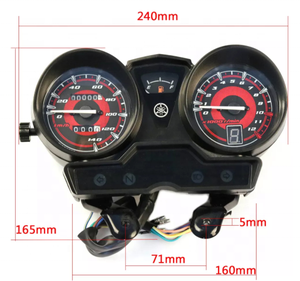 Tacómetro para Motocicleta YAMAHA YBR125 YBR <span class=keywords><strong>YB</strong></span> 125 JYM125, Velocímetro Nuevo, Medidor, Tacómetro, Instrumento, Reloj, Carcasa - Product Image 6