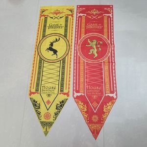 Chất lượng 45x150cm baratheon Treo Cờ biểu ngữ cho trang trí <span class=keywords><strong>Stark</strong></span> giải đấu tấm thảm - Product Image 3