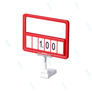 Siêu thị nhựa kỹ thuật số xoay dấu hiệu Pop Clip giá hàng hóa tag chủ hiển thị Label Clips - Product Image 5
