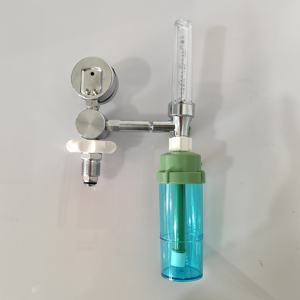 Goede Prijs Medische Zuurstofcilinder Flowmeter Gasregelaar Met Luchtbevochtigerfles - Product Image 2