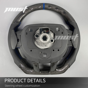 Volante Deportivo Personalizado de Fibra de Carbono para Land Rover Range Rover <span class=keywords><strong>Evoque</strong></span> 1.ª Gen. Pure SE <span class=keywords><strong>HSE</strong></span> Dynamic 2012-2019 - Product Image 6