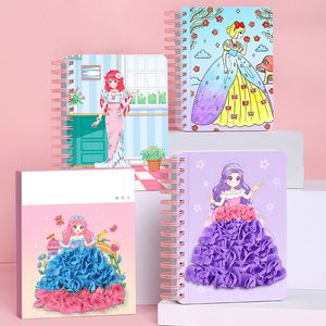 Tablero de dibujo 3D hecho a mano, Kit artesanal de papel, rompecabezas educativo Unisex, pintura de punción, <span class=keywords><strong>Poke</strong></span> Art, juguetes DIY para niños - Product Image 2