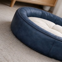Grenzüberschreitend Beliebtes XL Leder-PP-Haustierbett für Kleine und Mittelgroße Hunde und Katzen, Indoor-Sofa, Atmungsaktiv, Wasserdicht, Wärmend für Alle Jahreszeiten