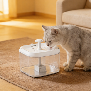 Neues Haustierprodukt 2026: Ultra-leiser Kabelgebundener Wasserpumpen-Trinkbrunnen für Katzen mit USB-Stromversorgung - Product Image 4