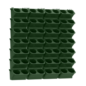 Maceta <span class=keywords><strong>Vertical</strong></span> de Plástico de Diseño Moderno, Apilable y Colgante, con Sistema de Riego por Goteo - Product Image 1