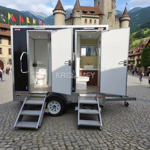 ห้องน้ำเคลื่อนที่ปี 2025 รถพ่วงห้องน้ำคู่ ห้องน้ำพกพาสุดหรู - Product Image 2