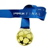 Médaille de football personnalisée de la finale de la Ligue des Champions 2024 U Efa, fabriquée en usine depuis 20 ans