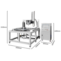 Machine de marquage par poinçonnage rotatif 2400W, équipement de marquage automatique à portique pour l'aérospatiale, pour les pièces de moteur Boeing et Airbus