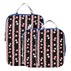 <b>Cheap</b> Price Customized Hawaii Design Waterproof Portable 3 Set Travel Wash Storage <b>Luggage</b> Organizer Packing - Product Image 1