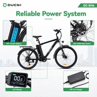 Bicicleta Eléctrica Urbana de Aluminio de 26 Pulgadas para Desplazamientos Diarios