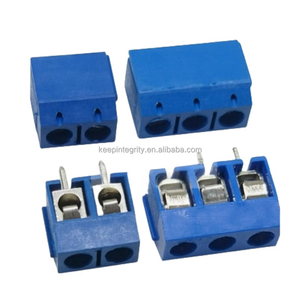 Jubaolai thiết bị điện tử 10 cái/lốc 5.08mm Pitch 2 P 3P 4P màu xanh/Màu xanh lá cây PCB vít khối thiết bị đầu cuối 300V 15A 2 pin thiết bị đầu cuối KF301-2P - Product Image 4