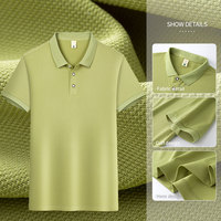 Polo d'uniforme professionnel en gros, personnalisé avec broderie et impression, à manches courtes, anti-transpiration, pour hommes