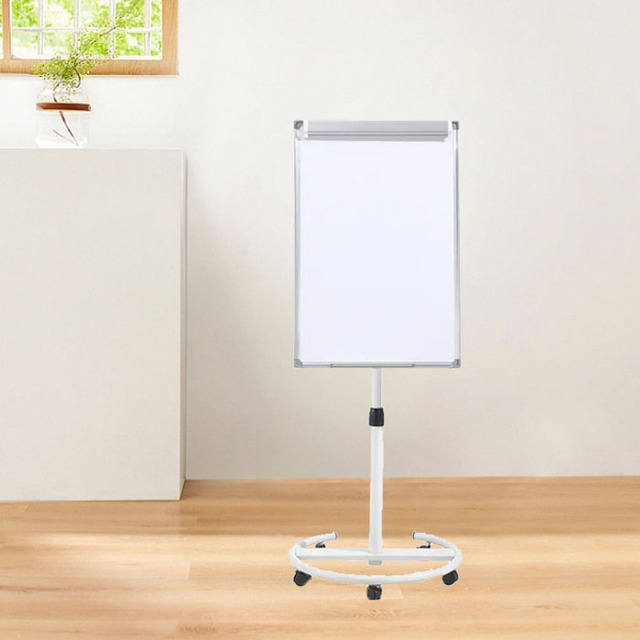 Mobile Flip Chart Easel Whiteboard for Convenient Display