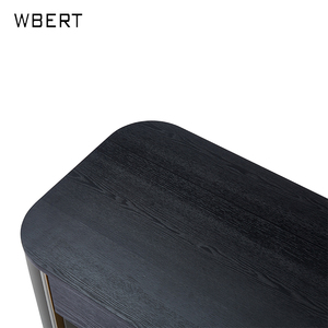 WBERT Armoire latérale italienne de luxe en bois massif Rangement simple et moderne pour chambre d'hôtel Style MDF - Product Image 2