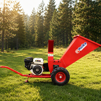 Broyeur de bois portable pour le traitement des branches d'arbres, le nettoyage des vergers et l'entretien paysager