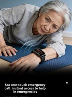 Producto en Tendencia 2026: Reloj Inteligente D28 con Tarjeta SIM, Llamadas de Voz, SOS, Ubicación GPS, Base de Conexión TCP/IP para Sistema de Salud de Personas Mayores