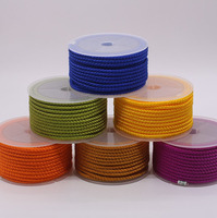 Venta al por mayor de hilo de nailon Dragon Scale Line 2mm 3mm Long-Lin cordón trenzado tejido a mano para componentes de fabricación de joyas