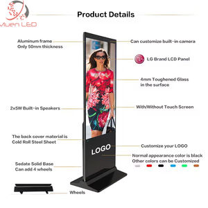 55 pouces Windows Android écran tactile kiosque Totem affichage lecteur de publicité Ultra mince LCD intérieur sol debout centre commercial - Product Image 4