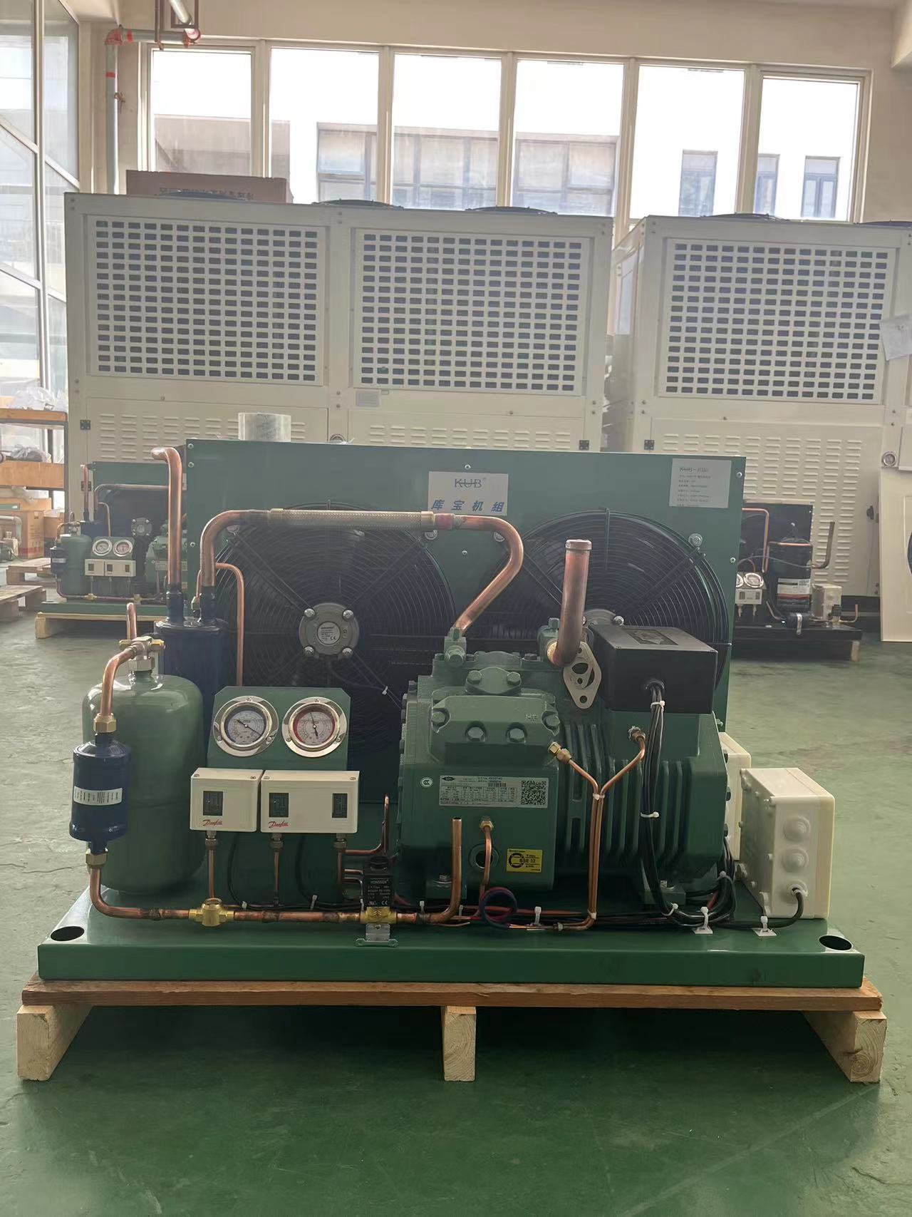 KUB/4DES-5Y Open type air cooled Marine corrosion-resistant 5HP condensing unit Copper tube copper fin condensing unit