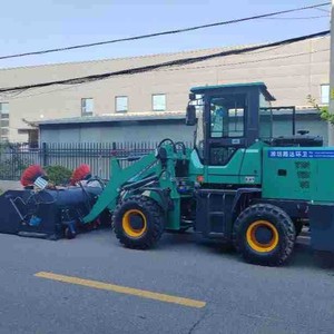Road Sweeper For Concrete Plant Slurry Cleaning With <b>Brush</b> And Tank 4x4 <b>Wheel</b> Drive - Product Image 2