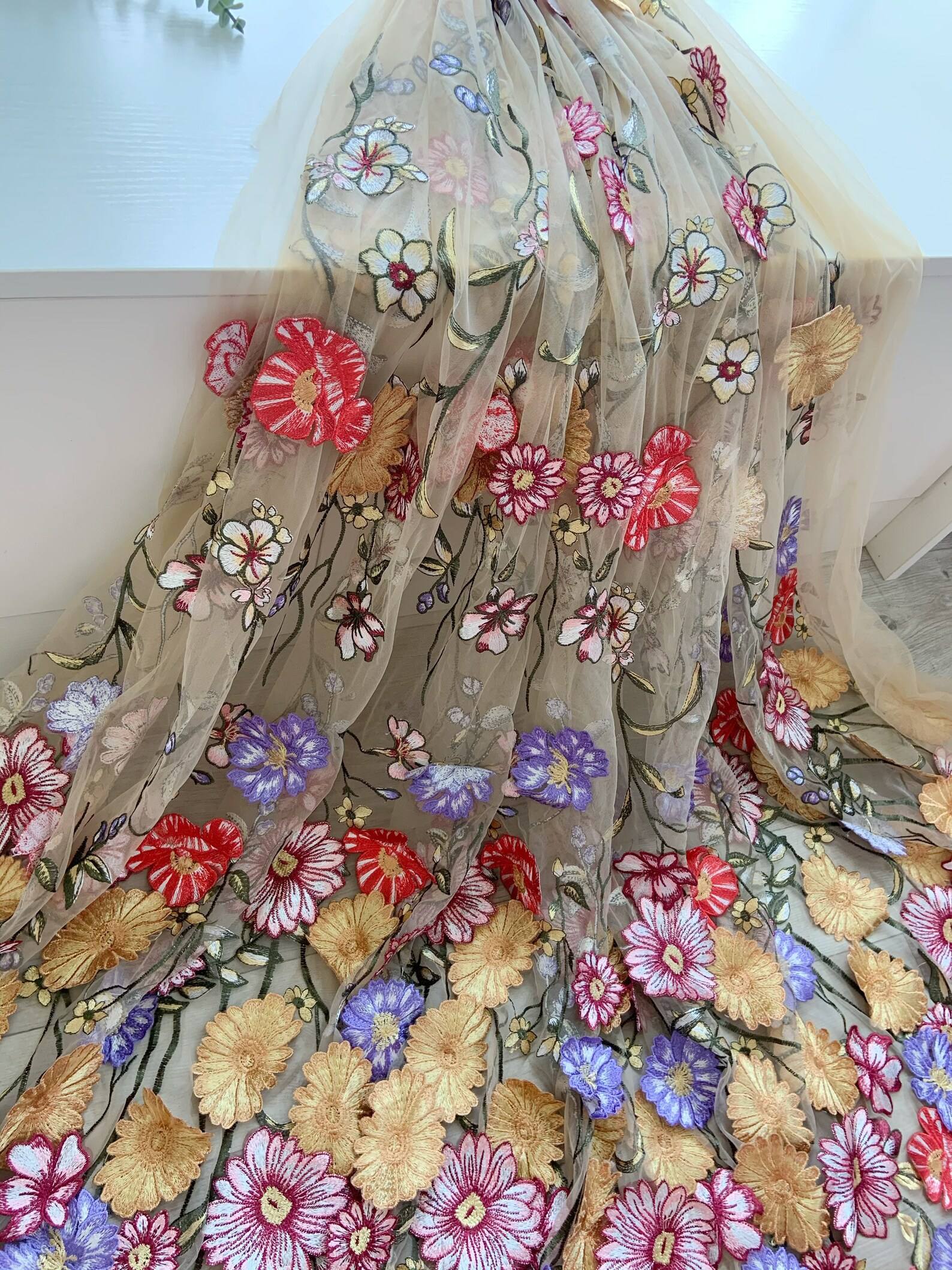 Applique Ricamata In Pizzo - Decorazione Per Abiti E Tessuti Con Finiture Eleganti - Foto 11