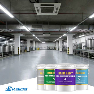 Résine de revêtement de sol époxy sans solvant <span class=keywords><strong>pour</strong></span> revêtement de sol d'usine agroalimentaire, béton - Product Image 1