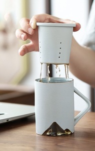 <span class=keywords><strong>Tasse</strong></span> <span class=keywords><strong>à</strong></span> <span class=keywords><strong>thé</strong></span> <span class=keywords><strong>en</strong></span> poterie, <span class=keywords><strong>tasse</strong></span> <span class=keywords><strong>à</strong></span> <span class=keywords><strong>thé</strong></span> de Style japonais <span class=keywords><strong>avec</strong></span> <span class=keywords><strong>infuseur</strong></span> et couvercle - Product Image 3