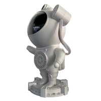 Lampe de nuit LED Astronaute BT, décoration d'intérieur, lampe rechargeable par USB avec bruit blanc, télécommande, projecteur d'étoiles