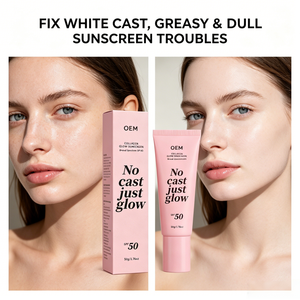 No Cast Just Glow <span class=keywords><strong>Lotion</strong></span> solaire illuminatrice SPF50 |   Collagène nourrissant, léger pour le visage et tout le corps, utilisation en extérieur - Product Image 3