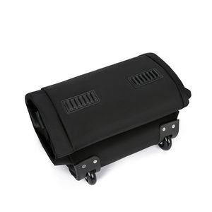 Bolsa de lona plegable con ruedas de <span class=keywords><strong>30</strong></span> pulgadas con ruedas de diseñador de 80l negra mejor calificada con ruedas y correas de mochila - Product Image 4