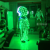 Costume de robot LED lumineux pour spectacle de danse, costume de danse LED pour boîte de nuit, quantité minimale de commande : 1 pièce