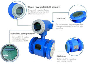 Caudalímetro de leche sanitaria electromagnético Coriolis magnético inductivo agua líquidos <span class=keywords><strong>sensor</strong></span> de flujo másico controlador de medidor de flujo de aguas residuales - Product Image 4