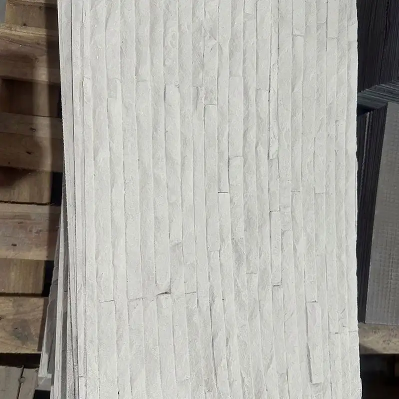 자연석 유연한 점토 벽돌 벽 타일 베니어 자연석 기둥 mcm 집 외부 돌의 석회화 타일