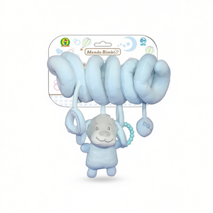 Mondo Bimbi Sonajero en Espiral Azul de 25 cm, Juguete para Bebés de 0+ Meses - Product Image 2