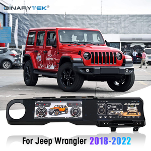 Nuovo Autoradio Android con Doppio Schermo da 10.9'' Lettore <span class=keywords><strong>DVD</strong></span> Quadro Strumenti Digitale per Jeep Wrangler 2018-2022 Tachimetro Cruscotto - Product Image 5