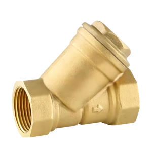 Filtro tipo Y de alta calidad Conexión de extremo roscado Válvula de filtro de latón Conector adaptador de instalación de tuberías