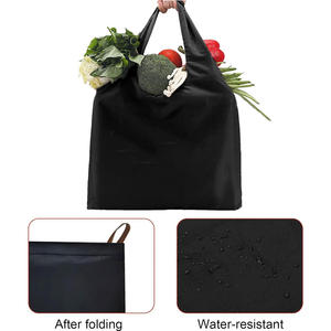 Bolsa de Compras de Poliéster de Gran Capacidad Personalizada de Fábrica, Bolsa de Supermercado Reutilizable de Color Personalizado, Estilo Plegable Lavable - Product Image 3