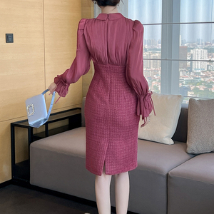 ZYHT 61108 ultimi modelli di abiti <span class=keywords><strong>formali</strong></span> occasione speciale primavera abiti femminili <span class=keywords><strong>da</strong></span> donna elegante <span class=keywords><strong>abito</strong></span> Midi <span class=keywords><strong>da</strong></span> donna - Product Image 2