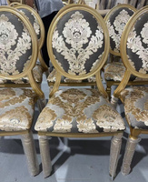 Chaise de banquet élégante 5 étoiles pour mariage, hôtel, restaurant, empilable en aluminium, pour extérieur