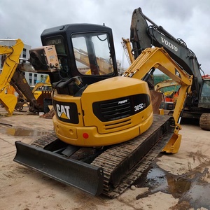 Excavatrices d'occasion Cat 305C 305ccr Cat305 305E Mini-excavatrice 5 tonnes à vendre à prix réduit avec accessoire tarière certifié CE - Product Image 2
