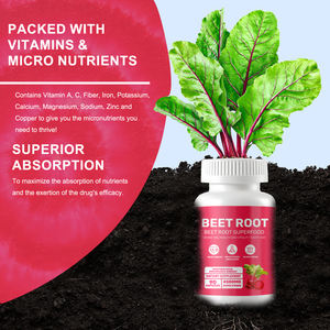 Capsules de betterave en vrac Supplément de santé sans OGM Produit nutritionnel de marque personnalisée OEM - Product Image 3